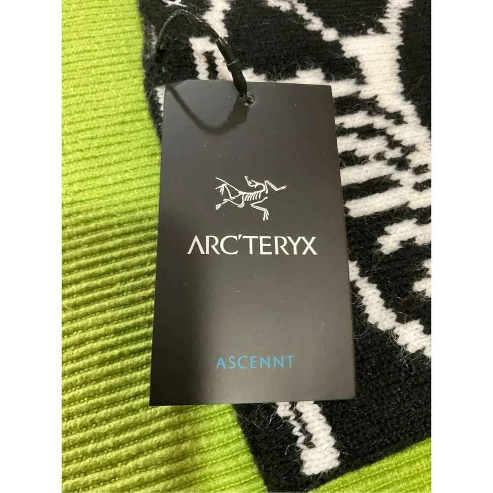 New Arcteryx Bird Head Black Toque Beanie Hat Knit Winter Hat Acrylic One Size - Picture 5 of 8